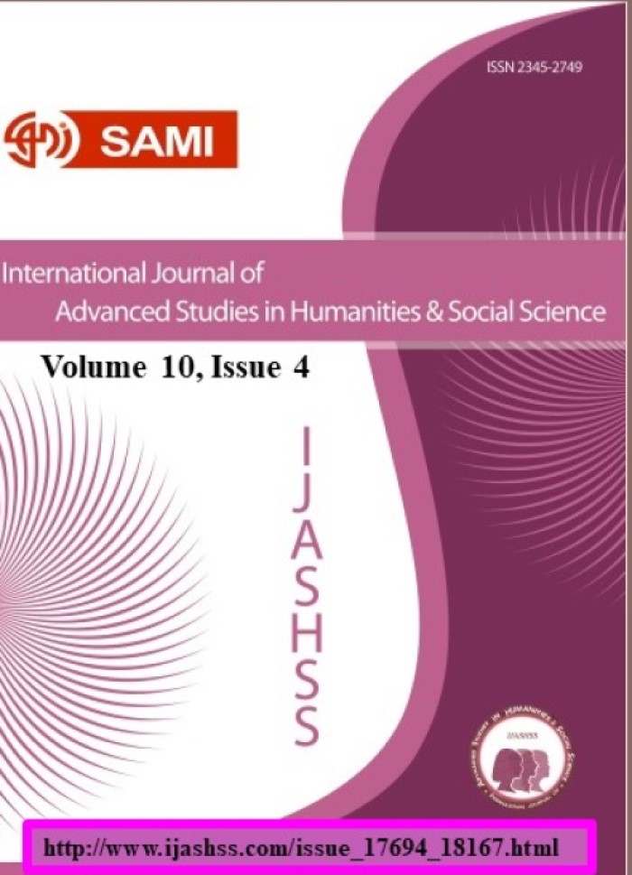 International Journal of Advanced Studies in Humanities and Social Science